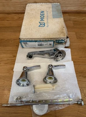 Moen TS6205 Rothbury 2 Handle Widespread Lavatory Faucet in Chrome READ! FAST! - Image 1 of 4