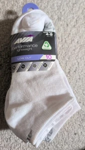 Avia Women Size 4-9 Lightweight Performance Low Cut Socks 10-Pack New With Tag25 - Picture 1 of 6