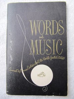 1950 RCA VICTOR Words and Music Famous Authors on Greatest Artists Opera Records - Image 1 of 4