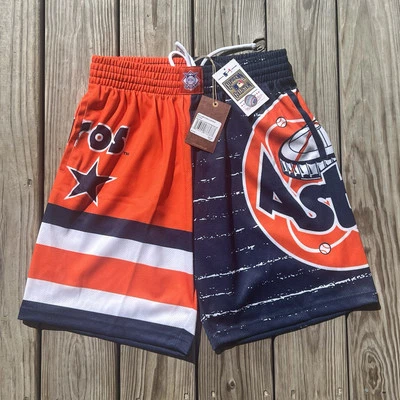 Men’s Mitchell & Ness MLB Houston Astros Mesh Shorts Size Medium - Image 1 of 4