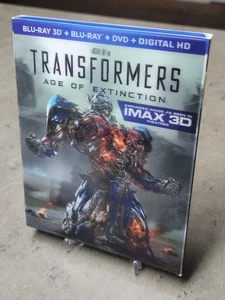 Transformers: Age of Extinction Blu-ray/Dvd w/ lenticular slipcover 2014 - Picture 1 of 7