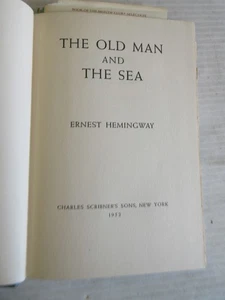 THE OLD MAN & THE SEA BY ERNEST HEMINGWAY 1952 1st ED - Picture 1 of 11
