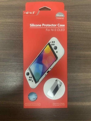 Blue Mimd Silicone Protector Case For Nintendo Switch OLED Brand New 9E - Image 1 of 3