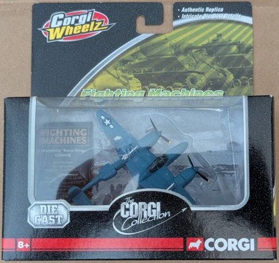 2005 Corgi Wheelz Collection Fighting Machines P-38 Lightning "Sweet Dreams" NIB - Image 1 of 4