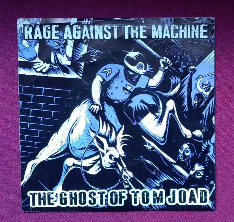 RAGE AGAINST THE MACHINE GHOST OF TOM JOAD / VIETNOW 7" VINYL SINGLE 1996 EPIC - Image 1 of 4