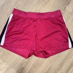 Active Nike Damenshorts Größe L Große 12 Fitnessstudio Laufen Fitness pink - Bild 1 von 5