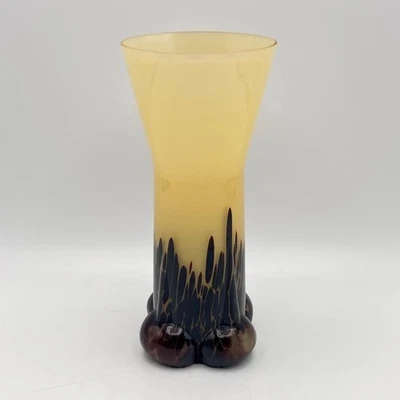 Art Deco 1930's Bohemian Brown/Beige Spatter Elephant Foot Elephant Foot - Image 1 of 4