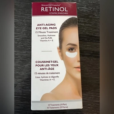 Retinol anti-aging eye gel pads.  Original  Instant De-Puff Treatment.  10 pads - Image 1 of 4