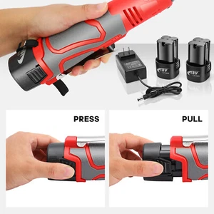 3/8in 18V Extended Cordless Ratchet Wrench 60 N.m 0~400RPM 2 Battery & 7 Sockets - Picture 1 of 9