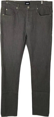 Denim Hudson Los Angeles 32 Sartor holgado ajustado color gris ahumado para hombre Foto 1 de 4