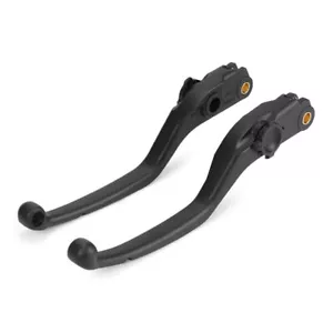 Black Left Right Hand Grip Brake & Clutch Levers For BMW R Nine T 2014 2015 2016 - Picture 1 of 11