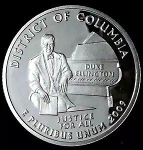 2009-S 25C Territories Quarter DC GDC Proof 90% Silver 22stt1007-3 - Picture 1 of 2