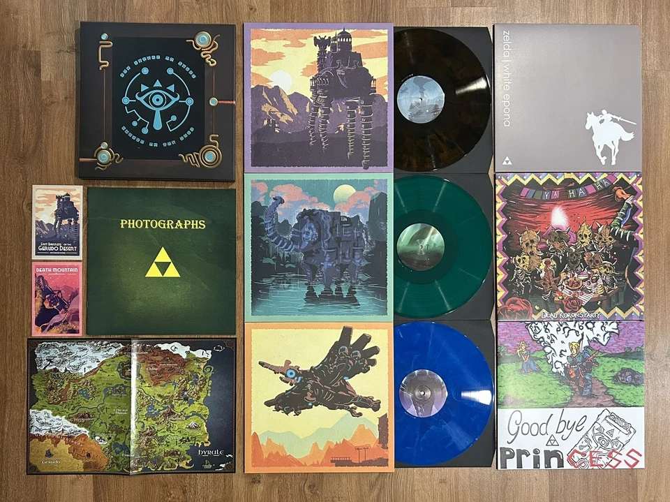 The Legend of Zelda Breath of the Wild 3xLP vinyl record Box Set Not Moonshake - Image 1 of 1