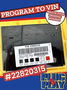 VIN PROGRAMMED Body Control Module 22820315 Fits GM 2006-2013 OEM - Picture 1 of 2
