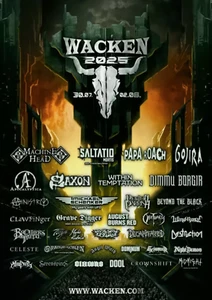 Wacken Open Air 2025 Ticket Karte 30.07. - 02.08.2025 Harder-Ticket - Bild 1 von 2