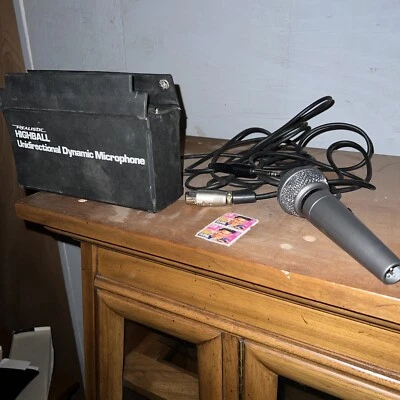 Vintage Realistic Highball Unidirectional Dynamic Microphone 33-984A With Case - Image 1 of 4