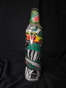 2008 Mountain Dew Green Label Art Aluminum Bottle NASCAR Race Cars unopened - Picture 1 of 6