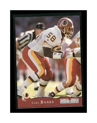 1993 Pro Set Football Card #448 Carl Banks - Image 1 of 2
