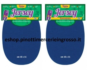 TOPPE JERSEY XGOMITI/GINOCCHIA OVALI TERMOADESIVE CM16X11-CONF.10 PAIA col misti - Picture 1 of 7