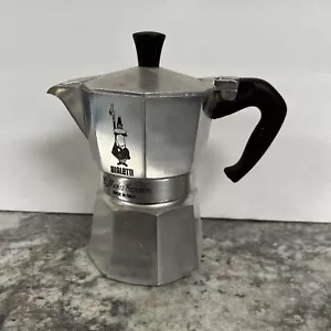Bialetta Moka Express Pot Made in Italy F25 Aluminum 1 Cup Coffee Maker - Picture 1 of 16