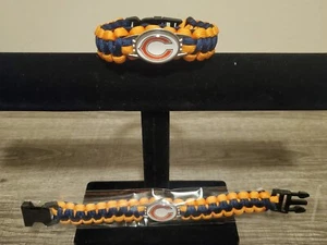 Free Shipping. Chicago Bears NFL Paracord Bracelet - Picture 1 of 1