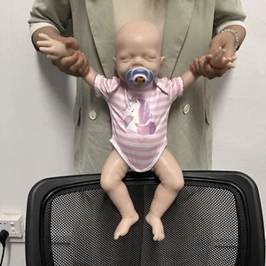 Katie- COSDOLL bambola bambina 18,5 pollici silicone completo reborn NON DIPINTA baby doll - Foto 1 di 11