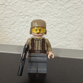 LEGO Star Wars Resistance Trooper Minifigure Dark Tan Jacket Frown sw0697 75131