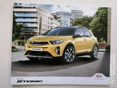 NUOVA KIA  STONIC GT 2020 ITALIA BROCHURE LIBRO COVER VINTAGE RARA DEPLIAN  - Immagine 1 di 4