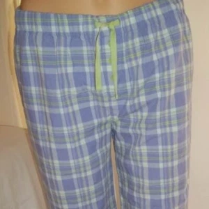 Pijama ropa de dormir con estampado a cuadros antiguo azul marino - niñas jóvenes 14, púrpura/verde - Imagen 1 de 9