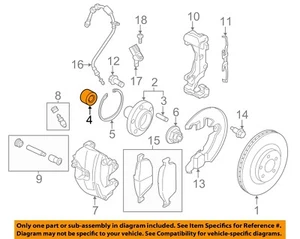 FORD OEM 12-21 C-Max Front Suspension Brake Components-Bearing CV6Z1215A - Picture 1 of 2