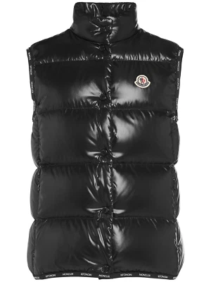 Nuevo chaleco de plumón negro para mujer MONCLER Badia $1190 Foto 1 de 4