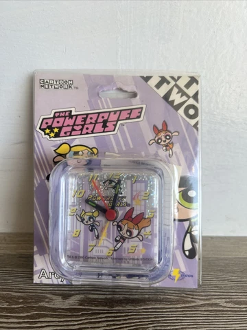 Vintage: PowerPuff Girls Alarm Clock 2000 Cartoon Network Urban Station Cover