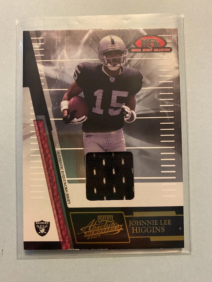 A21,362 - 2007 Absolute Rookie Jersey Collection #33 Johnnie Lee Higgins - Image 1 of 1