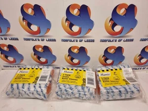 Harris Pack Set Emulsion Paint Jumbo Roller Sleeves Refills Polyamide 4" 100mm M - Picture 1 of 11