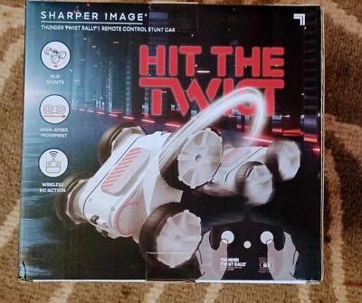 Sharper Image Thunder Twist Rally RC Stunt Car Hyper Speed Pivot Twist Spin NIB - Image 1 of 4
