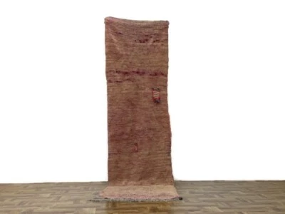 Stunning Purple Rug,Nustic Floor Runner,Solid Purple Rug,Handmade Carpet,2x10 ft - Image 1 of 4