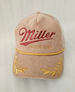 Miller High Life Bierhut Kappe Druckknopflasche Netz Trucker bestickt Seil verstellbar - Bild 1 von 10