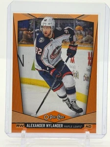 2024-25 OPC O-Pee-Chee Orange Border #454 Alexander Nylander - Maple Leafs 14/25 - Picture 1 of 2