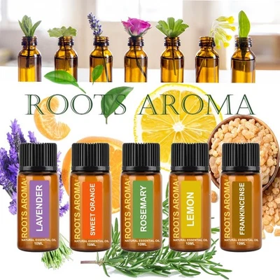 Roots Aroma Pure Undiluted Natural Essential Oils Aromatherapy Scent Oil - UK  - Image 1 of 4