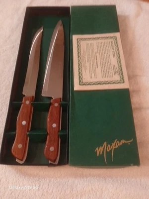 Cuchillo de chef y tallado de acero inoxidable fino molido hueco Maxam Precision Foto 1 de 4