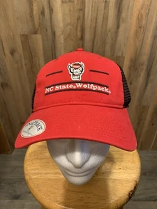 NWT NCSU NC State Wolfpack Trucker Hat Relaxed Mesh Classic The Game - Picture 1 of 7