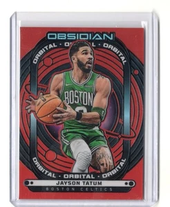 2024-24 Obsidian Jayson Tatum Oribital ELECTRIC ETCH ORANGE FLOOD #12 42/99 - Bild 1 von 1