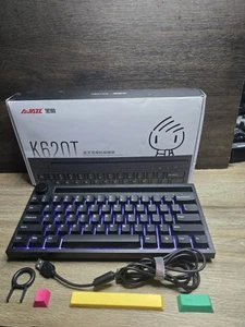 Ajazz K620T Bluetooth kabellose/kabelgebundene schwarze mechanische Tastatur mit RGB getestet - Bild 1 von 7