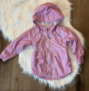 Columbia Pink Fleece Lined Spring Jacket Toddler Size 3t - Picture 1 of 7