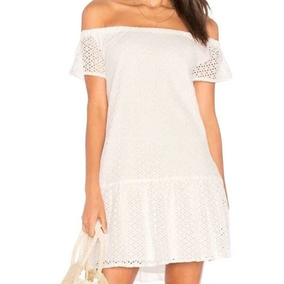 Mini Vestido Central Park West Bristol Hombro Descubierto Ojales Talla Mediana Nuevo Foto 1 de 4