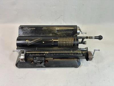 Ancienne machine à calculer Ateliers Vaucanson AVA 20 vers 1930 Paris France - Photo 1/4