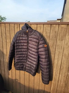 SAVE THE DUCK ultraleichte schwarze gesteppte Plumtech Jacke HERREN. M - Bild 1 von 9