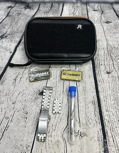 RZE UltraHexTitanium Bracelet Replacement Watch Band w Accessories Case & Link - Picture 1 of 17