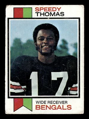 Speedy Thomas 1973 Topps #113 Cincinnati Bengals GD - Image 1 of 2