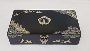 Joyero de laca Najeon diseño tradicional coreano | Estuche de madreperla - Imagen 1 de 8